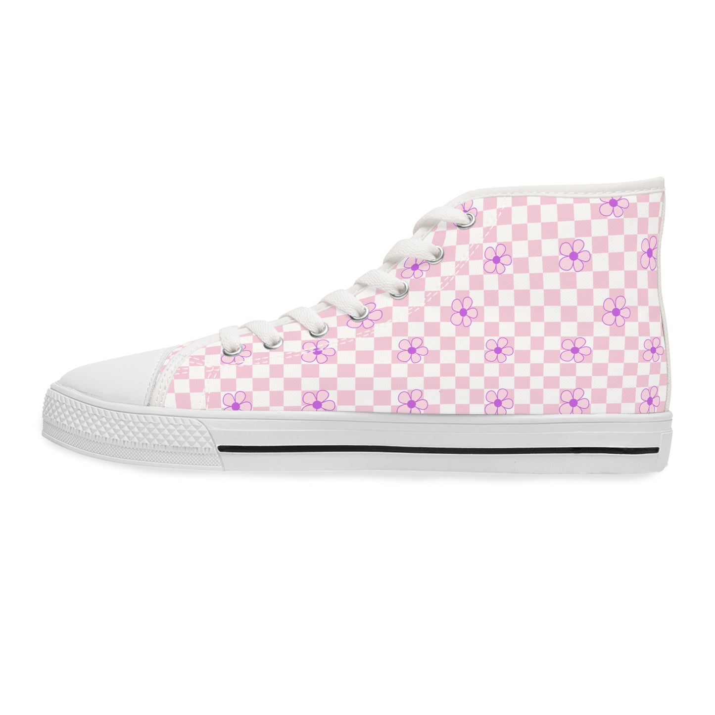 Women's Pastel Petal High Top Sneakers