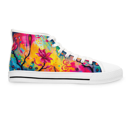 Women's Glowing Garden High Top Sneakers