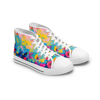 Women's Electric Burst High Top Sneakers