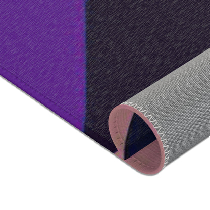 Amethyst Symmetry: Geometric Pattern Area Rug showcases vibrant colors and elegant design, enhancing any room's decor.