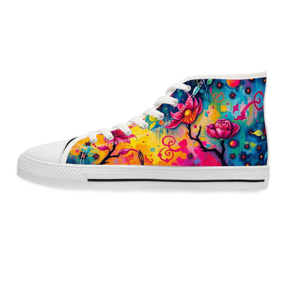 Women's Glowing Garden High Top Sneakers
