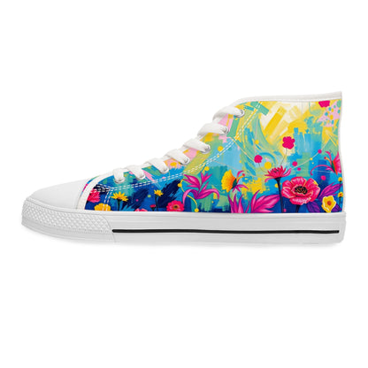 Women's Electric Burst High Top Sneakers
