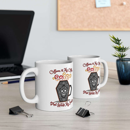 Caffeine is My Coffin That Holds My Sanity Gothic Mug