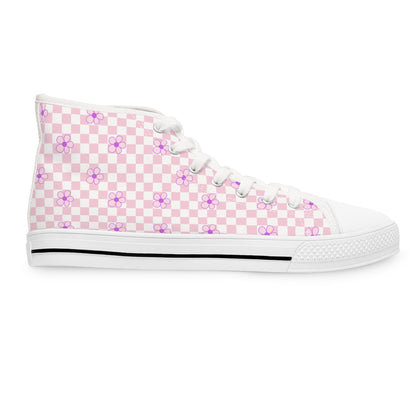 Women's Pastel Petal High Top Sneakers