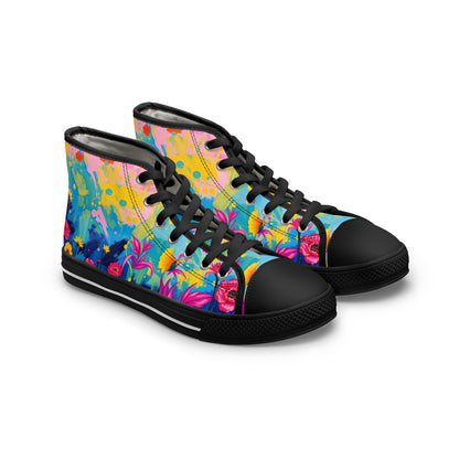 Women's Electric Burst High Top Sneakers