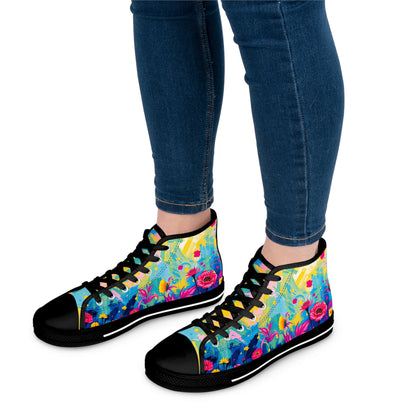 Women's Electric Burst High Top Sneakers