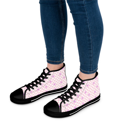 Women's Pastel Petal High Top Sneakers
