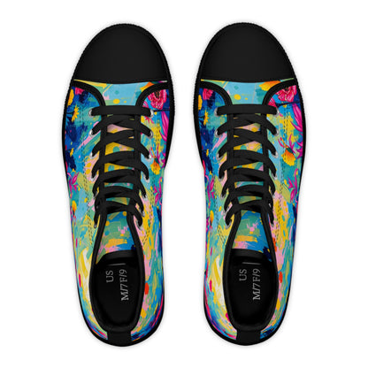 Women's Electric Burst High Top Sneakers