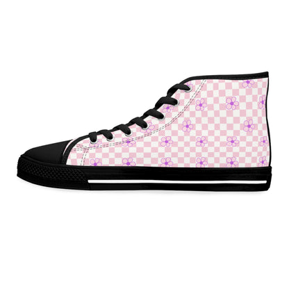 Women's Pastel Petal High Top Sneakers