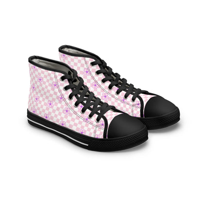Women's Pastel Petal High Top Sneakers