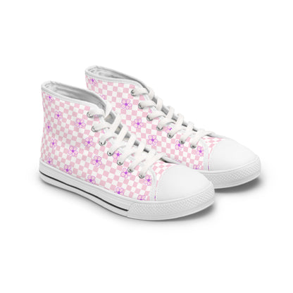 Women's Pastel Petal High Top Sneakers