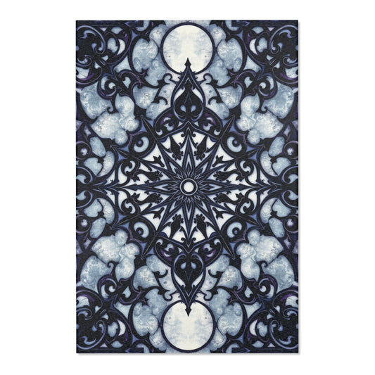 Transform your space with the Shadow Weave Gothic Pattern Area Rug, featuring intricate gothic designs and rich textures.