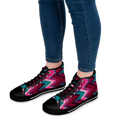 Women's Zigzag Energy High Top Sneakers