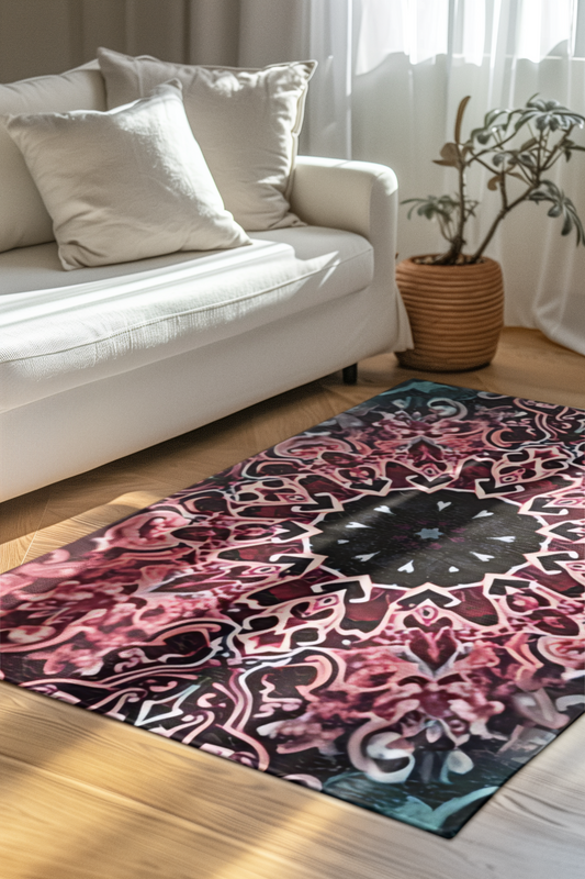 Veiled Thorn Gothic Area Rug